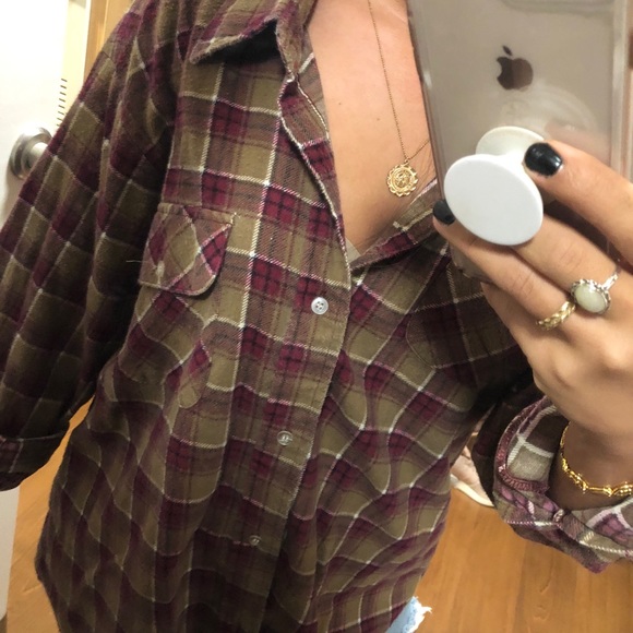 oversized flannel - Picture 2 of 5